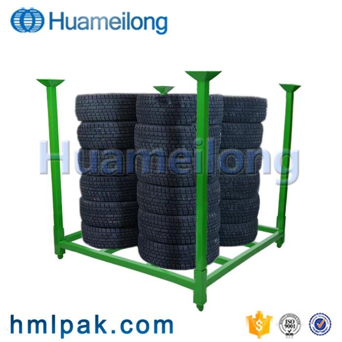 Wholesale warehouse metal mobile zinc tire pallet rack storage system for sale