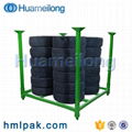 Wholesale warehouse metal mobile zinc tire pallet rack storage system for sale 1