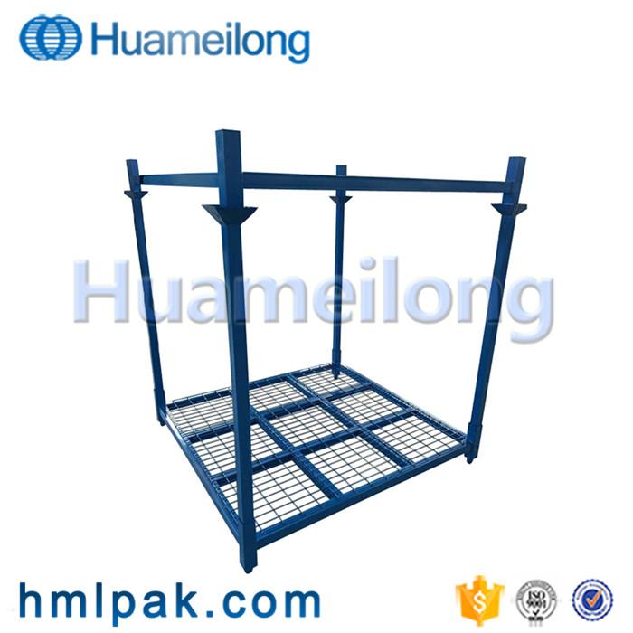 Heavy duty adjustable portable warehouse storage stacking steel tire racking  3