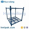 Heavy duty adjustable portable warehouse storage stacking steel tire racking  3