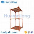 Heavy duty adjustable portable warehouse storage stacking steel tire racking  4