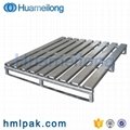 Heavy duty transportation storage stackable galvanized  steel metal pallet 