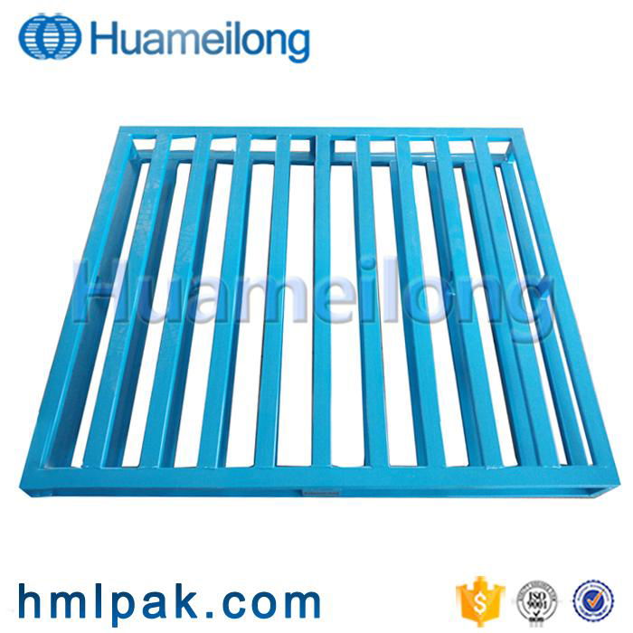 Heavy duty transportation storage stackable galvanized  steel metal pallet  5