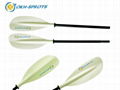 Fiber glass kayak paddle