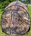 Brown Camo Printed Polyester Tricot for Hunting in Low Royalty Rate 5