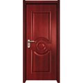 Pre hung white color Molded Panel Interior solid wood Door for residential home 1