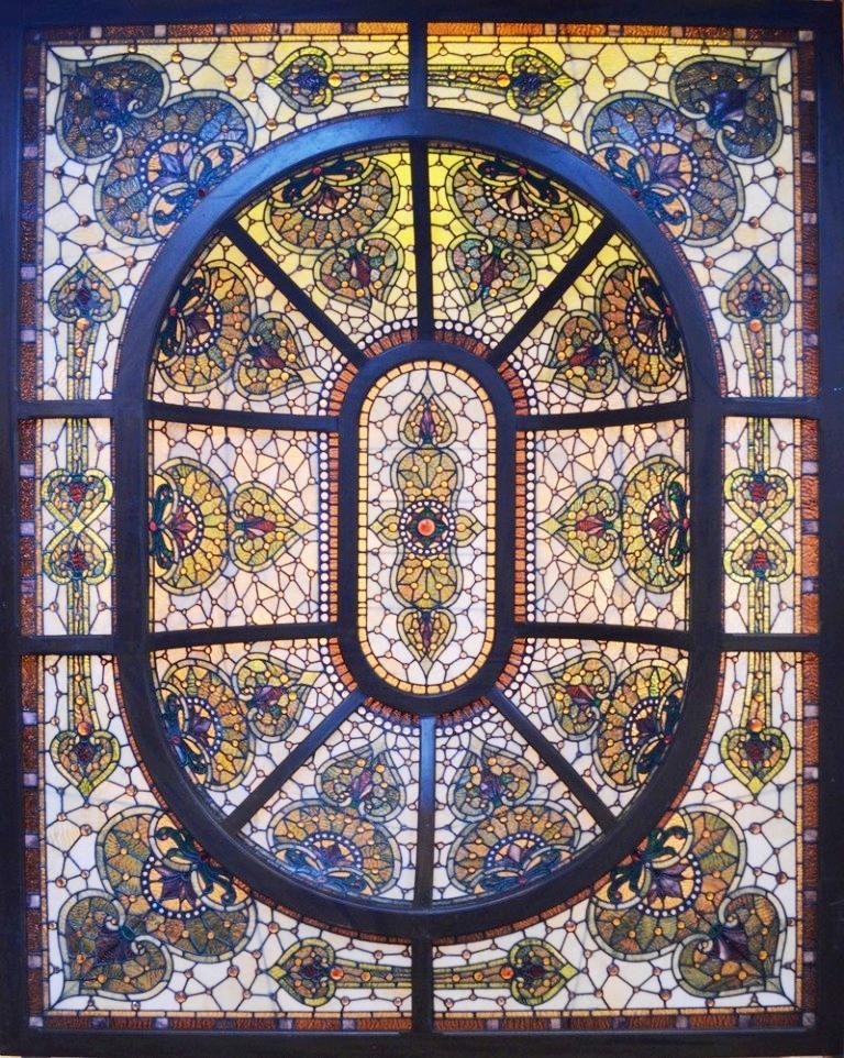 Reclaimed Architectural Sa age Stained glass (United States of America