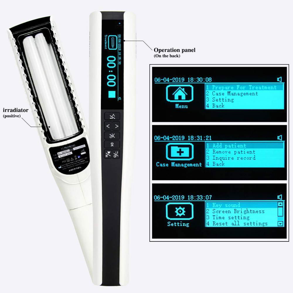 Personal use medical equipment narrowband 311nm UV light therapy lamp vitiligo  2