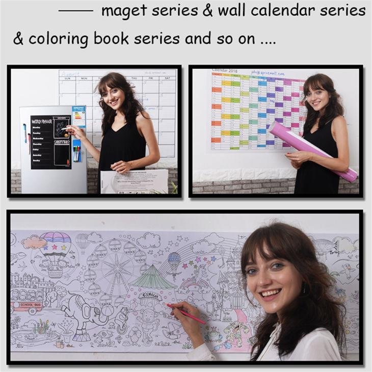Custom dry erase fridge magnetic calendar Planner 4