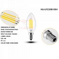 LED FILAMENT BULB C35/B10 2W 2