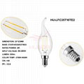 LED FILAMENT BULB C35/B10 2W 4