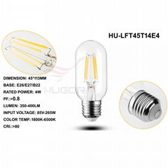 Led Filament Bulb T45/T14 4W