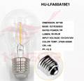 LED FILAMENT BULB A60/A19 1W 1