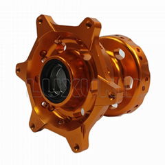 Motorcycel CNC billet hubs for KTM 250 450 orange