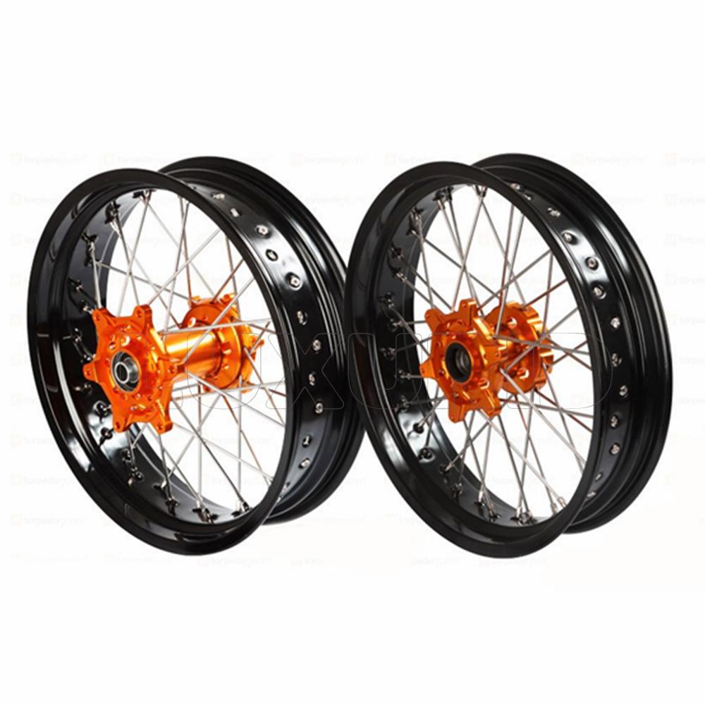 Racing Off Road motorcycle wheel 1.6x21"/2.15x19" COMPLETE WHEELS SET Dirt bike  2