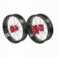 Racing Off Road motorcycle wheel 1.6x21"/2.15x19" COMPLETE WHEELS SET Dirt bike  4