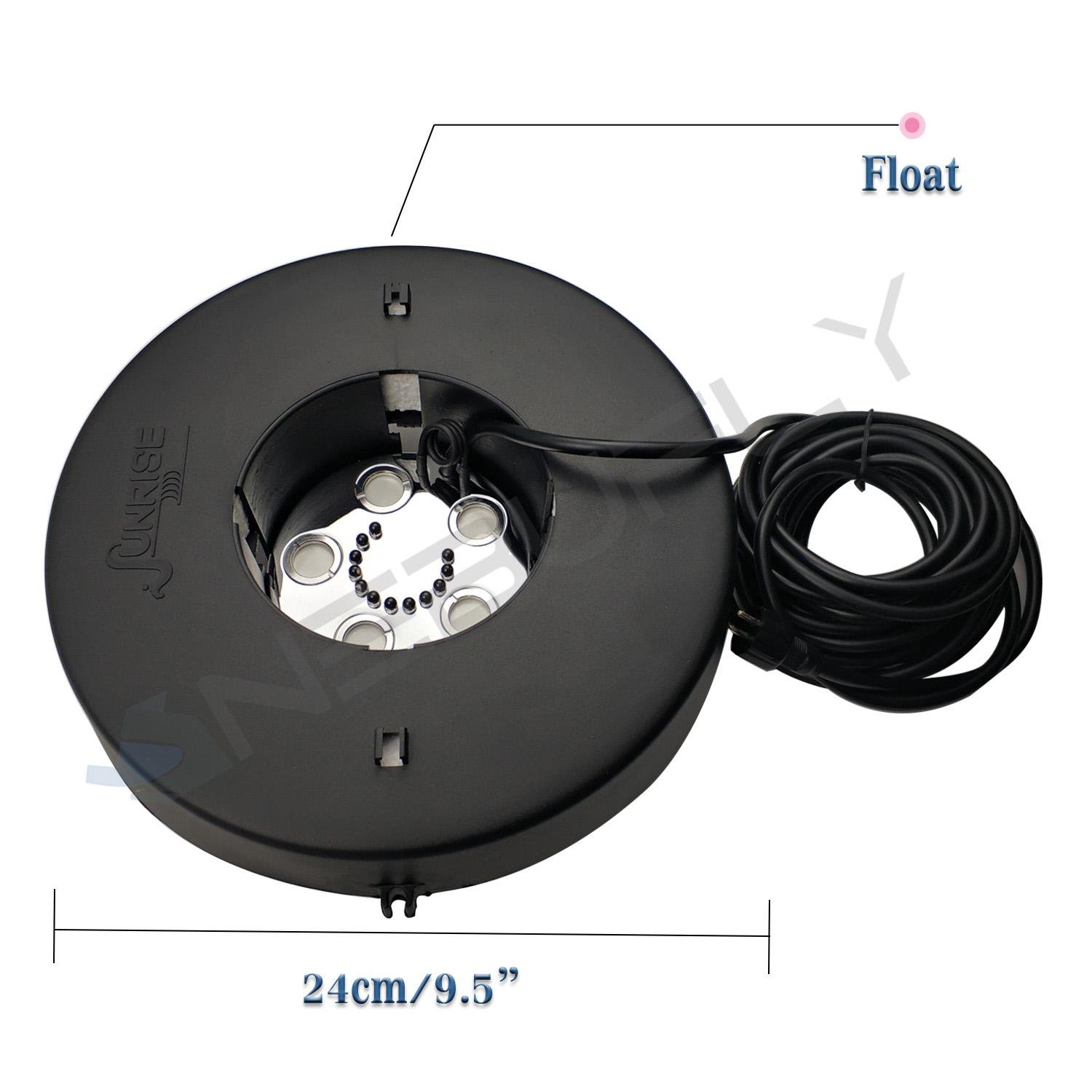 LED Light 5 Head Ultrasonic Mist Maker Fogger Water Fountain Pond Decor 4