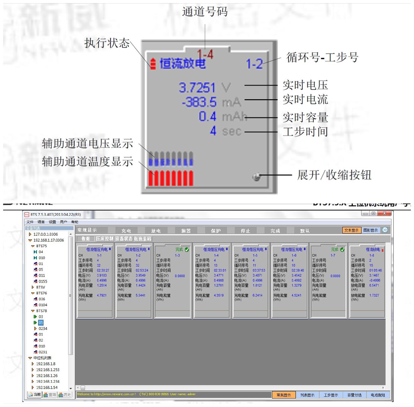 Independent Control Coin Cell Battery Tester Ethernet Port For Pulse Test 3