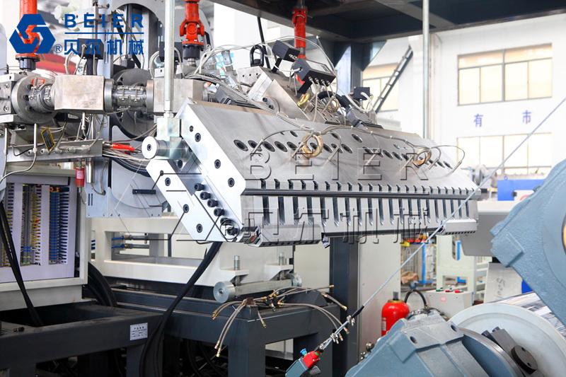 PVC ASA PMMA Synthetic Resin Tile Production Line 3