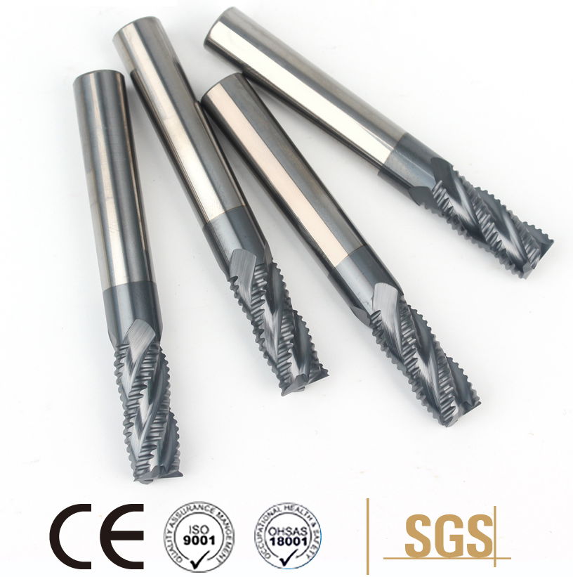  HRC45 4 Flute Rough Carbide Square Endmill 3