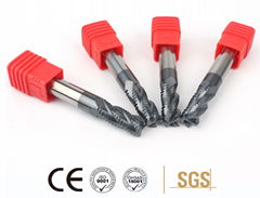 High Speed HRC45 Carbide Roughing Square Milling Cutter