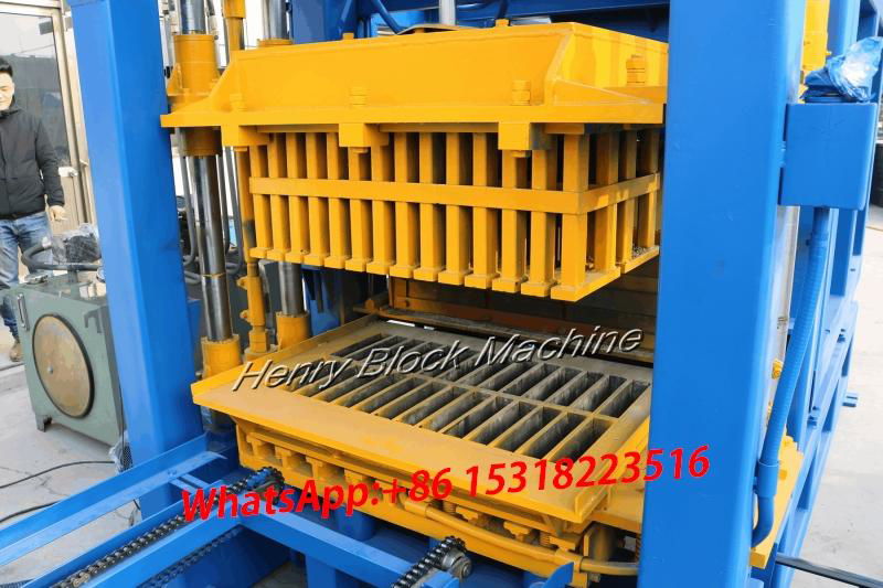 QT4-15 automatic hydraulic system hollow bricks blocks making machines dubai pav 3