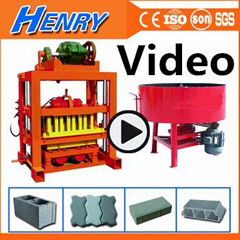 Qtj4-40 Simple Hollow Block Machine