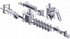 Semi-automatic particle packing machine