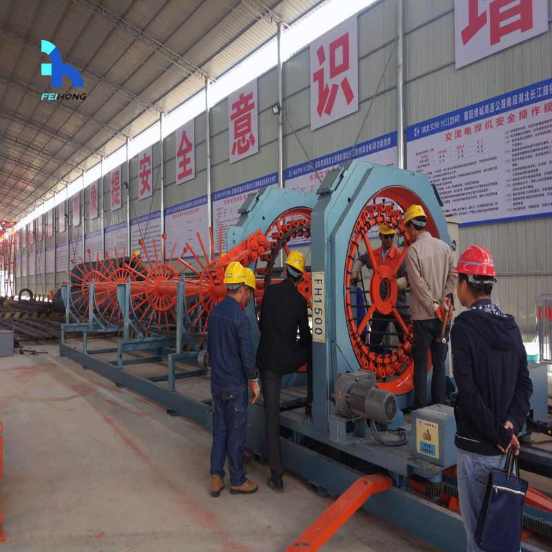 CHINA hot saling Wire cage making machine for concrete pile 5