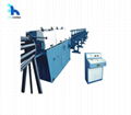 Steel coil straightening and cutting machine