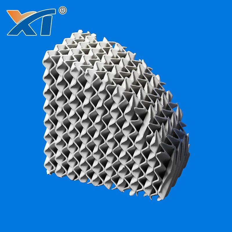high capacity ceramic structured packing 350y