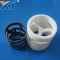 PVC PP PVDF Plastic Pall Ring Random Packing for Absorption Tower