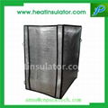 Reusable and  Thermal Insulated XPE Foam Foil Pallet Cover for Food Shipping