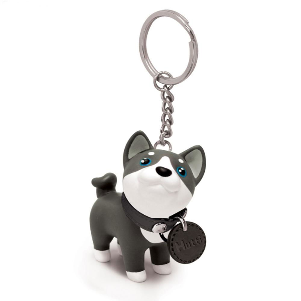 Free design service cheap customized key chains cute dog shape soft PVC keychain 3