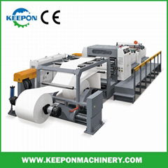 Servo Control Double Rotary Knife Paper Roll to Sheet Cutting Machine