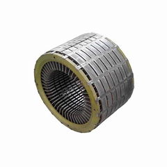 Electric motor rotor stator iron cores