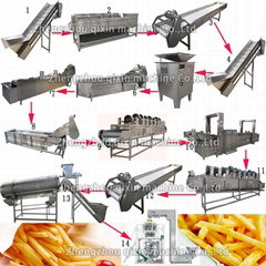 China supplier  full automatic potato chip machine of chips production 