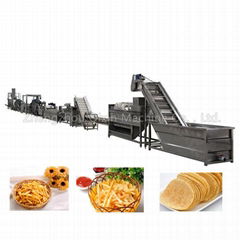 Crisp potato chips making manufacturing