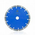 110mm diamond sintered saw blade rim turbo blade for stone cutting