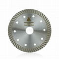 110mm diamond sintered saw blade rim turbo blade for stone cutting