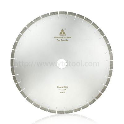 600-800mm high frequency welding diamond saw blade Cutting Granite Block 2