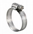 American Standard Type Stainless Steel Hose Clamps with 1/2 inch Bandwidth