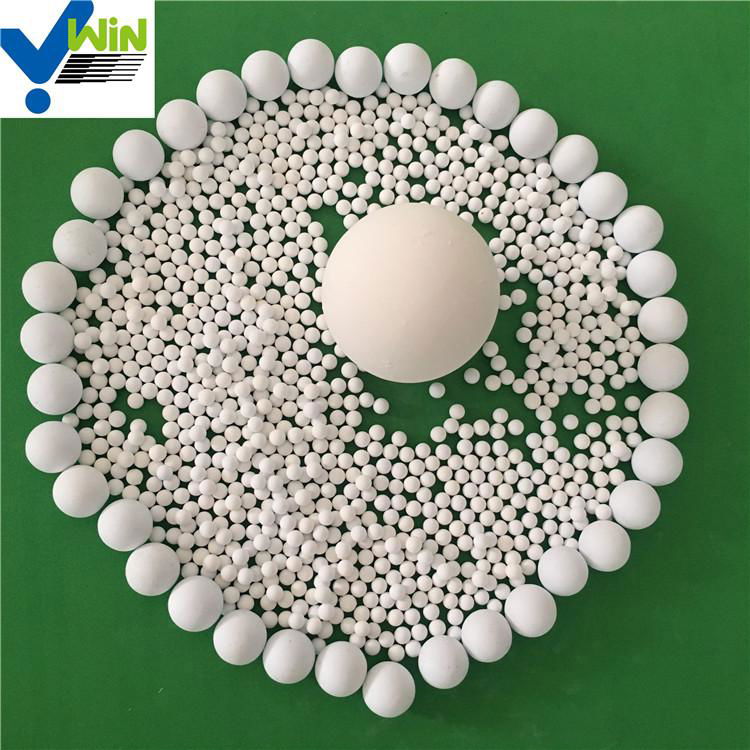 95 % AL2O3 wear resistant  alumina ceramic ball 2