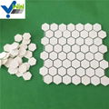 92 % 95 % AL2O3 alumina ceramic mosaic hexgon 2