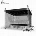 Vertical Light truss system metal truss manufacturers dj truss 400x400mmx1.5m