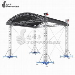 Easy Install Truss System Wholesale Used Aluminum Stage Truss Lift 450x450mmx2m