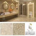 Bathroom square polished marble