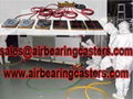 Air casters applied on moving and