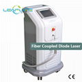 Vertical Fiber coupled diode laser hair