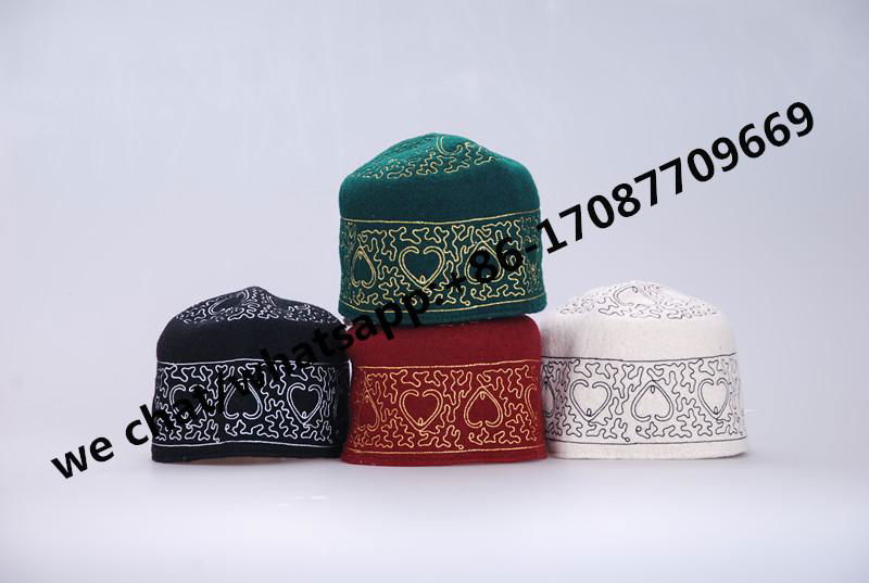Egyptian Kufi Koofi Kofi Topi Imam Cap embroidery muslim prayer cap 